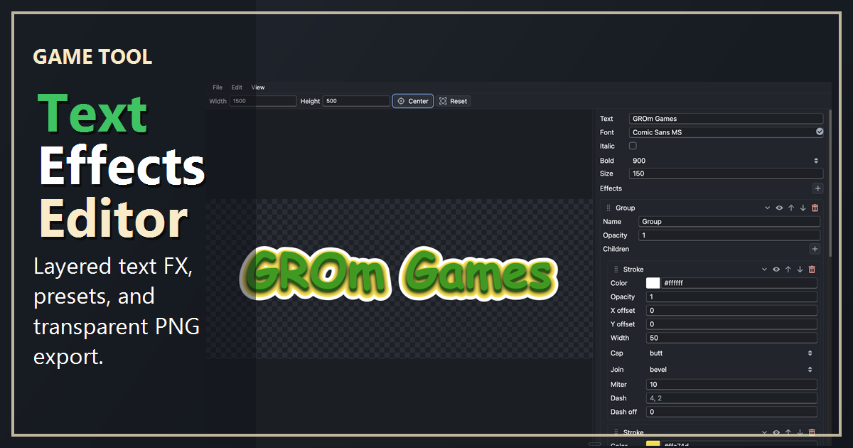 Text Effects Editor